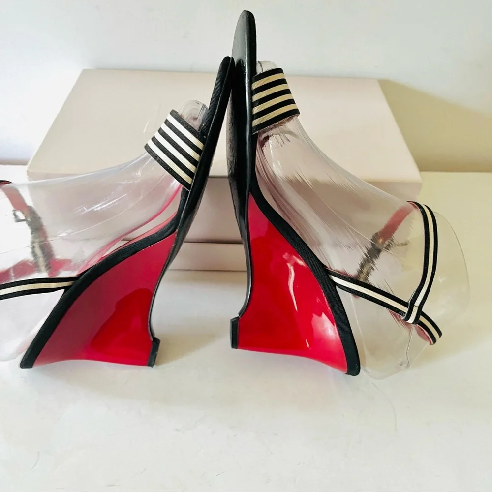 Salvatore Ferragamo red lacquered